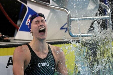Hazel Ouwehand Rips 25.43 50 Fly New Zealand National Record