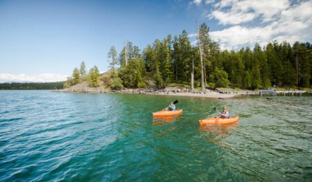 On Flathead Lake, Two Women Become One with the Water – Flathead Beacon