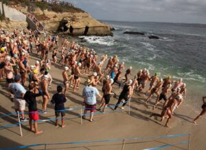 Hundreds Take the Plunge in the Thrilling Annual La Jolla Cove Swim