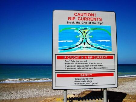 Heroic Surf Coach Lucas Taub Saves Swimmers Trapped in Dangerous Rip Current (VIDEO)